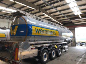 Wemmers Tanktransport signing door Korteland