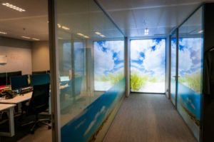 Ministerie in Den Haag hightech privacy-glasfolie